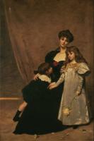 Carolus-Duran - Madame Faydou and her Children